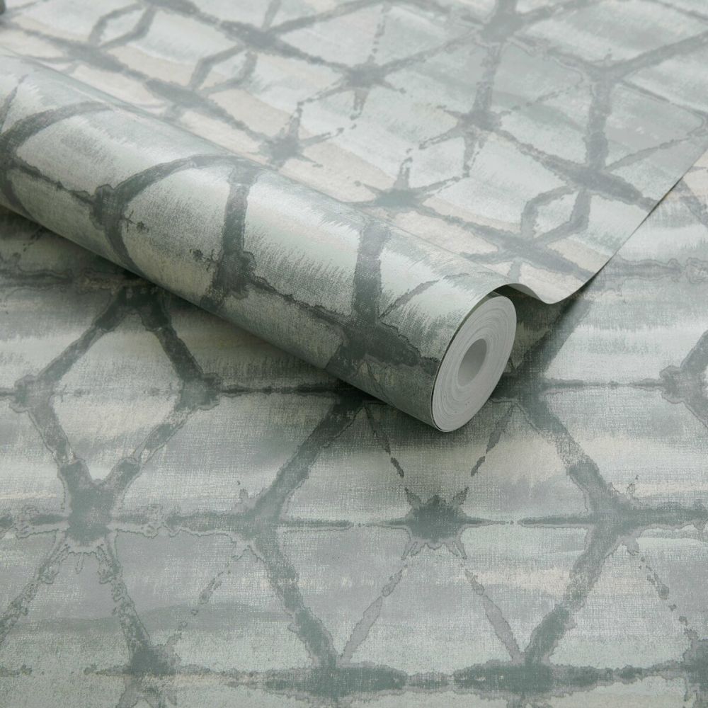 Mineral Wallpaper - Eucalyptus - by 1838 Wallcoverings