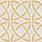 Roots Wallpaper - Ocre - by Coordonne. Click for more details and a description.