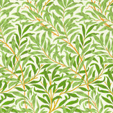 Willow Bough Wallpaper - Leaf Green - by Morris. Click for more details and a description.