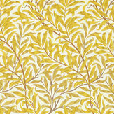 Willow Bough Wallpaper - Summer Yellow - by Morris. Click for more details and a description.