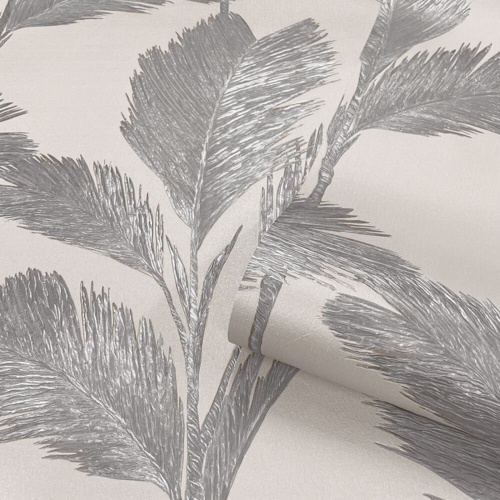Alessia Wallpaper - Silver / Grey - by Albany