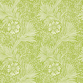 Marigold Wallpaper - Sap Green - by Morris. Click for more details and a description.