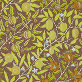 Fruit Wallpaper - Chocolate - by Morris. Click for more details and a description.