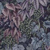 Cascading Garden Wallpaper - Plum - by Albany. Click for more details and a description.