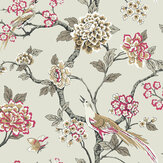 Bird Song Wallpaper - Swan - by Coordonne. Click for more details and a description.