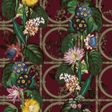 Alata Wallpaper - Burgundy - by Albany. Click for more details and a description.