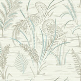 Lake Cane Wallpaper - Turquoise - by Coordonne. Click for more details and a description.