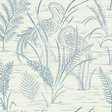 Lake Cane Wallpaper - Indigo - by Coordonne. Click for more details and a description.