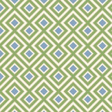 La Fiorentina Small Wallpaper - Emerald/ Blue - by G P & J Baker. Click for more details and a description.