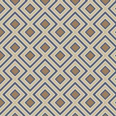 La Fiorentina Small Wallpaper - Indigo   - by G P & J Baker. Click for more details and a description.
