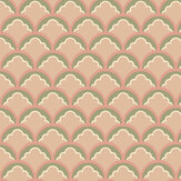 Mount Temple Small Wallpaper - Blush/ Green - by G P & J Baker. Click for more details and a description.