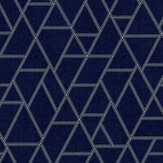 Labyrinth Wallpaper - Navy - by Coordonne. Click for more details and a description.
