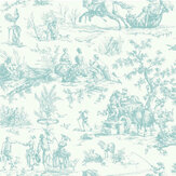 Bucolic Toile Wallpaper - Sky - by Coordonne. Click for more details and a description.