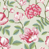 Morning Garden Wallpaper - Pink - by Coordonne. Click for more details and a description.