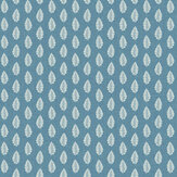 Feather Parade Wallpaper - Indigo - by Coordonne. Click for more details and a description.