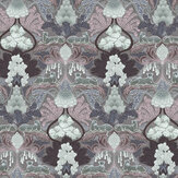 Suburban Jungle Wallpaper - Pink / Purple - by Laurence Llewelyn-Bowen. Click for more details and a description.