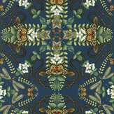 Emerald Forest Wallpaper - Midnight - by Wedgwood by Clarke & Clarke. Click for more details and a description.