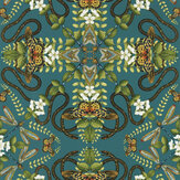 Emerald Forest Wallpaper - Teal - by Wedgwood by Clarke & Clarke. Click for more details and a description.