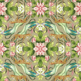 Menagerie Wallpaper - Gilver - by Wedgwood by Clarke & Clarke. Click for more details and a description.