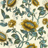 Tonquin Wallpaper - Chartreuse - by Wedgwood by Clarke & Clarke. Click for more details and a description.