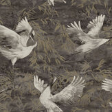 Sarus Wallpaper - Charcoal - by Albany. Click for more details and a description.