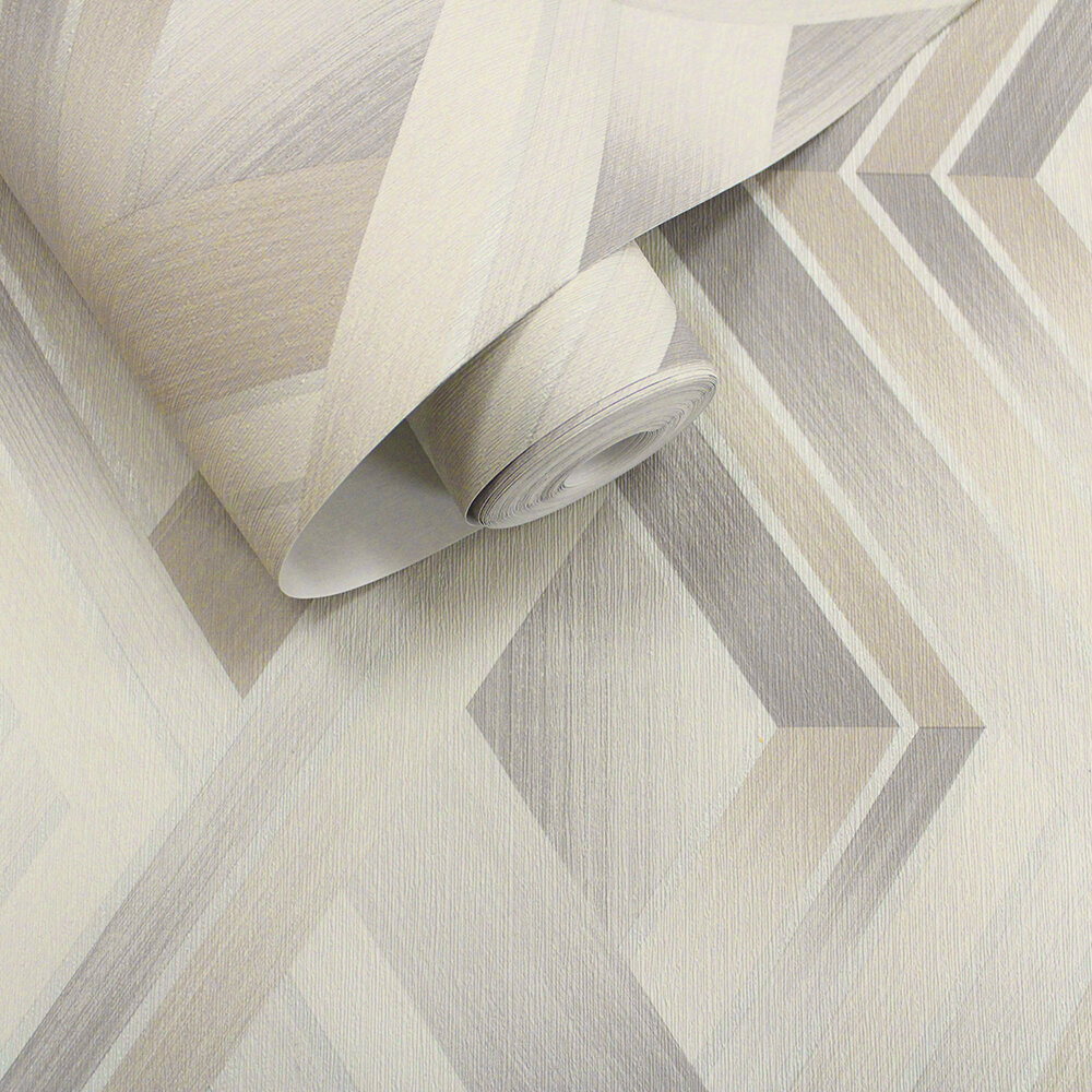 Tranquilo Wallpaper - Taupe / Grey - by Albany