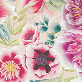 Marsha  Wallpaper - Powder/ Peony/ Magenta - by Harlequin. Click for more details and a description.