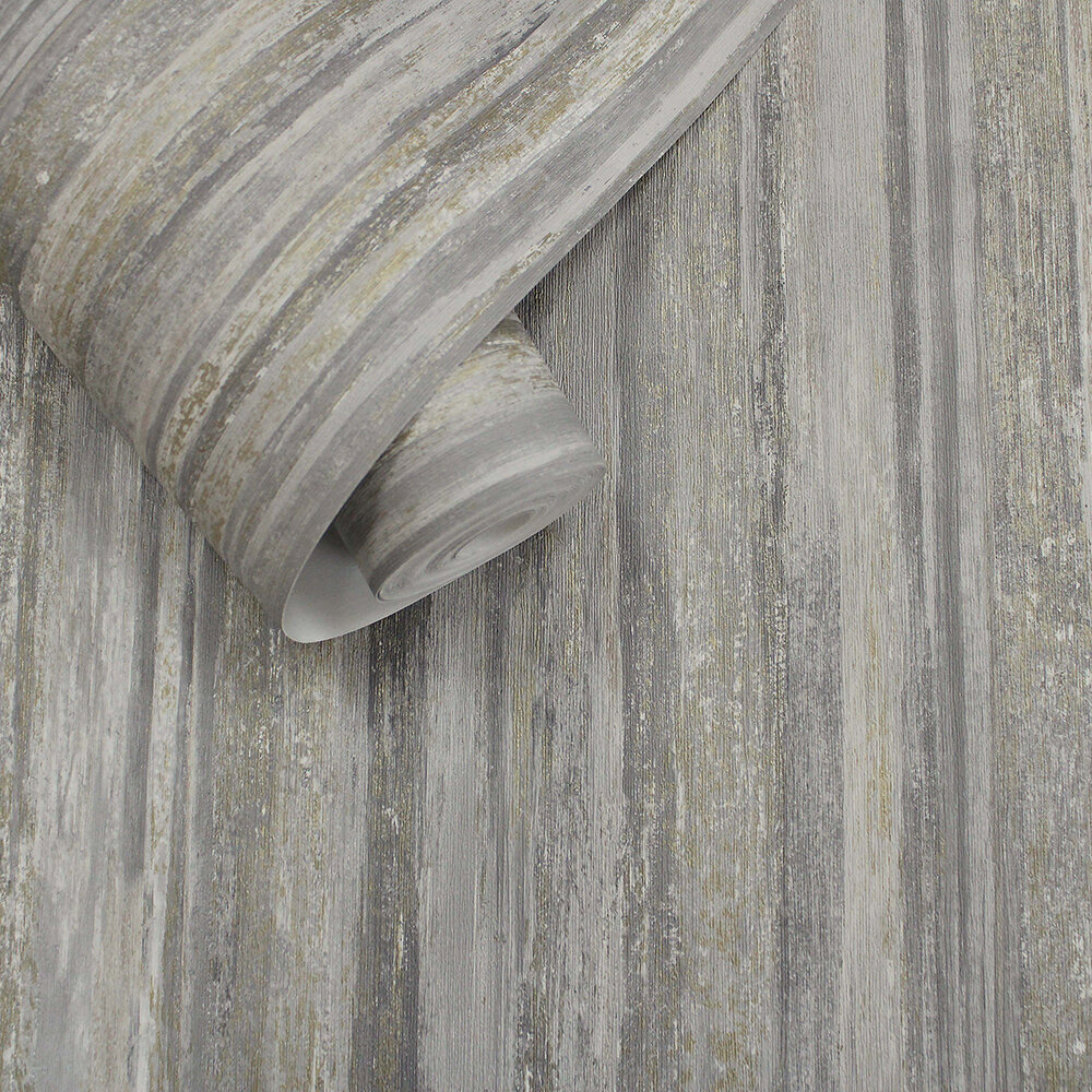 Lindora Wallpaper - Grey - by Albany