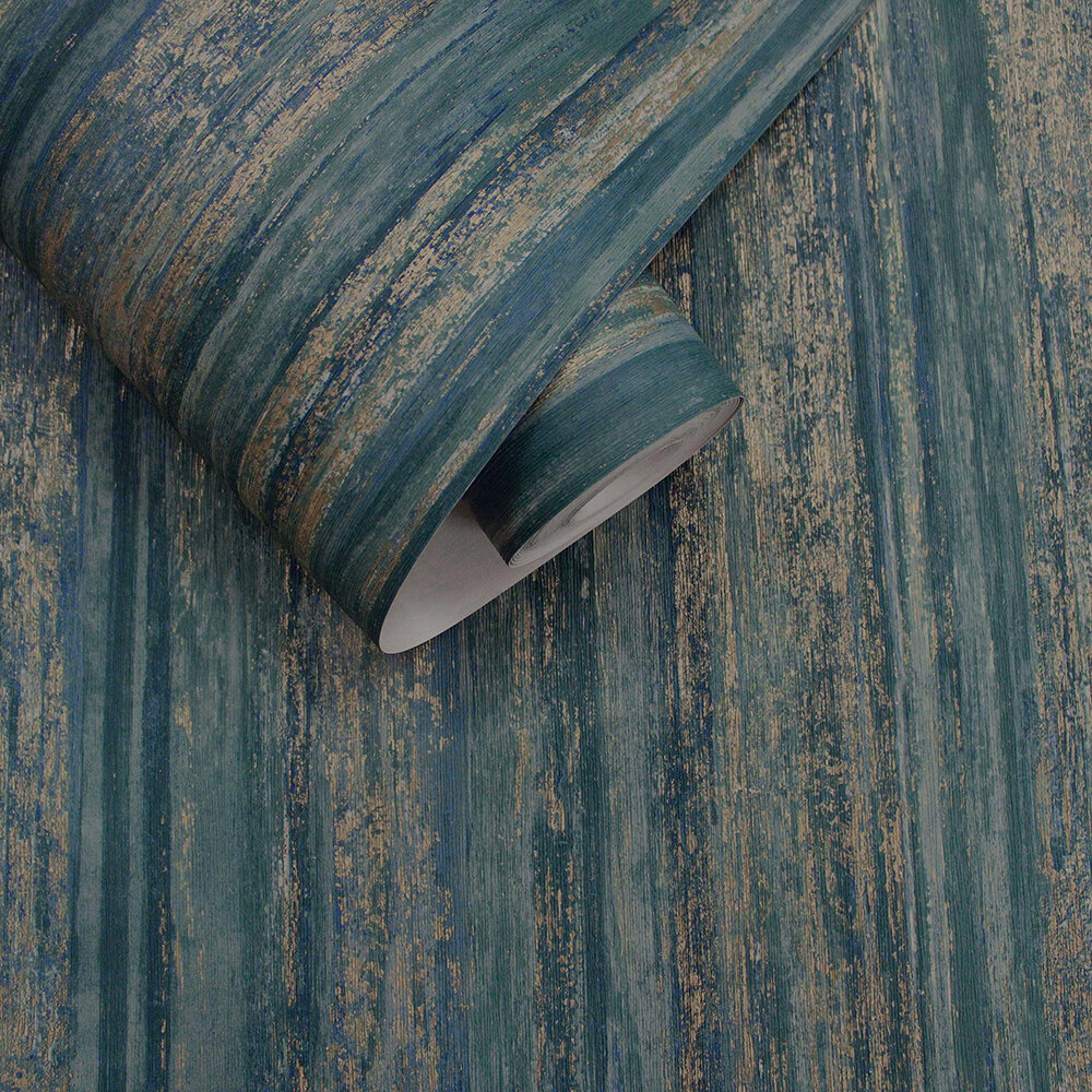 Lindora Wallpaper - Teal - by Albany