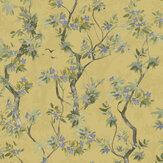 Folia Wallpaper - Ochre - by Albany. Click for more details and a description.