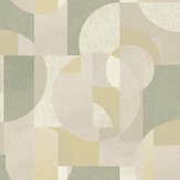 Venn Wallpaper - Green - by Albany. Click for more details and a description.