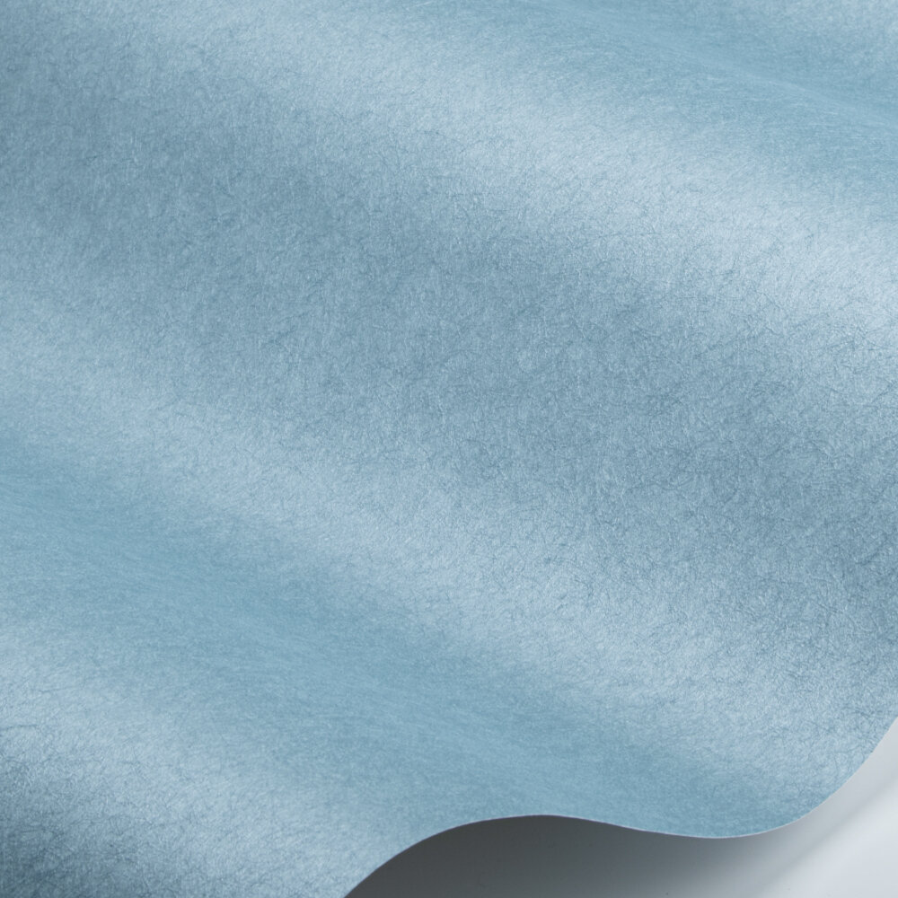 Silky Wallpaper - Mid Blue - by Chivasso