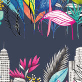 Urban Tropic Wallpaper - Midnight - by Ohpopsi. Click for more details and a description.