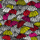 Jolly Brollies Wallpaper - Cherry - by Ohpopsi. Click for more details and a description.