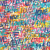 Love Scribble Wallpaper - Pop Riot - by Ohpopsi. Click for more details and a description.