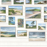 Seascape Mural - Ivory - by Osborne & Little. Click for more details and a description.