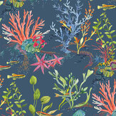 Papier peint Coralline - Marine - Osborne & Little. Cliquez pour en savoir plus et lire la description.