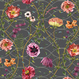 Lamorran Trail Wallpaper - Charcoal - by Osborne & Little. Click for more details and a description.