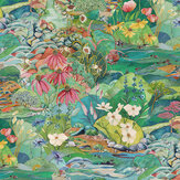 Trebah Wallpaper - Emerald - by Osborne & Little. Click for more details and a description.