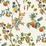 Orchard Wallpaper - Sienna - by Osborne & Little. Click for more details and a description.