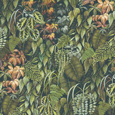 Green Wall Wallpaper - Olive - by Osborne & Little. Click for more details and a description.