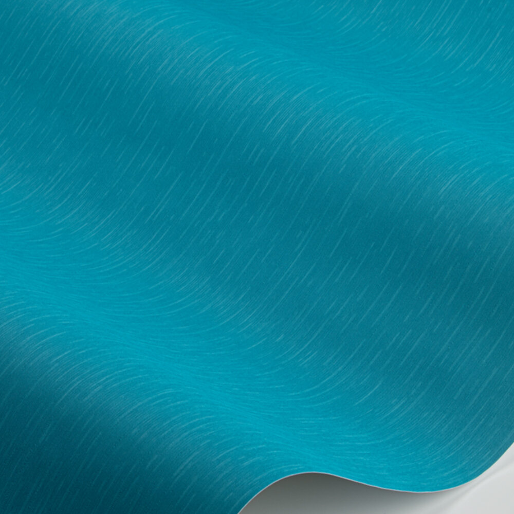 Structure Wallpaper - Turquoise - by Versace