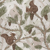 Squirrel Mountain Wallpaper - Sand - by Rebel Walls. Click for more details and a description.