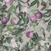 Peach Valley Wallpaper - Lilac - by Rebel Walls. Click for more details and a description.
