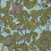 Treehouse Wallpaper - Sunshine - by Rebel Walls. Click for more details and a description.