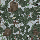 Treehouse Wallpaper - Summer - by Rebel Walls. Click for more details and a description.