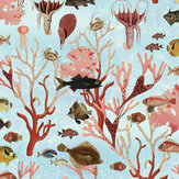 Aquarium Wallpaper - Mint - by Rebel Walls. Click for more details and a description.