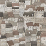 Dream Town Wallpaper - Sand - by Rebel Walls. Click for more details and a description.
