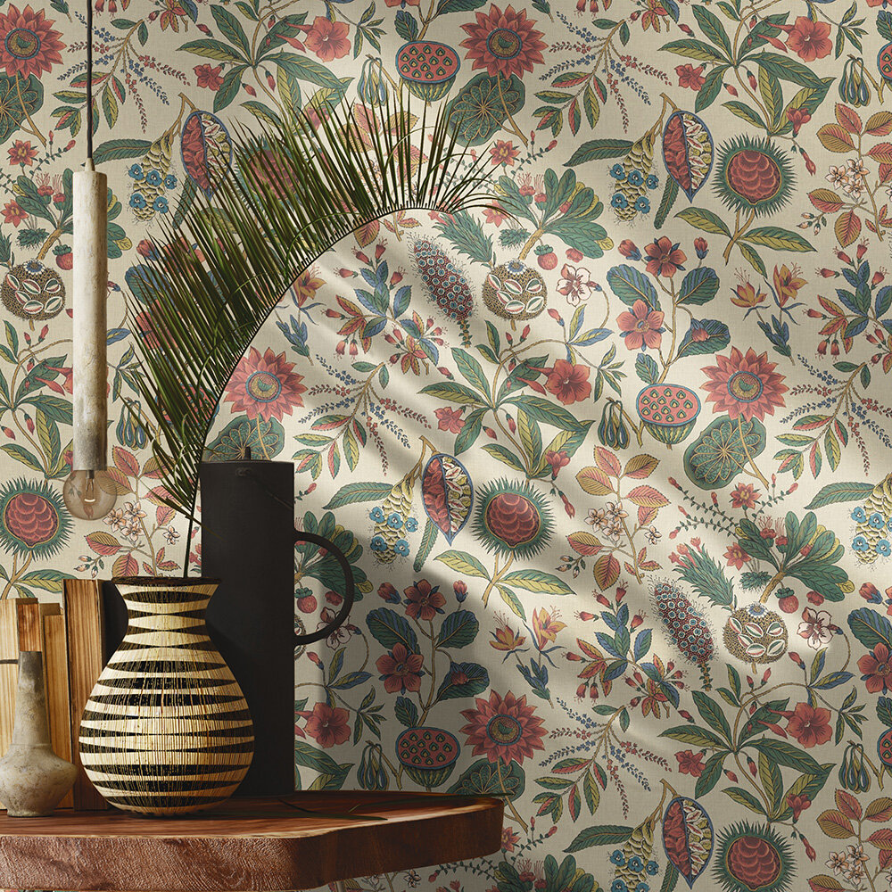 Exotic Fruit Wallpaper - Guava - by The Design Archives