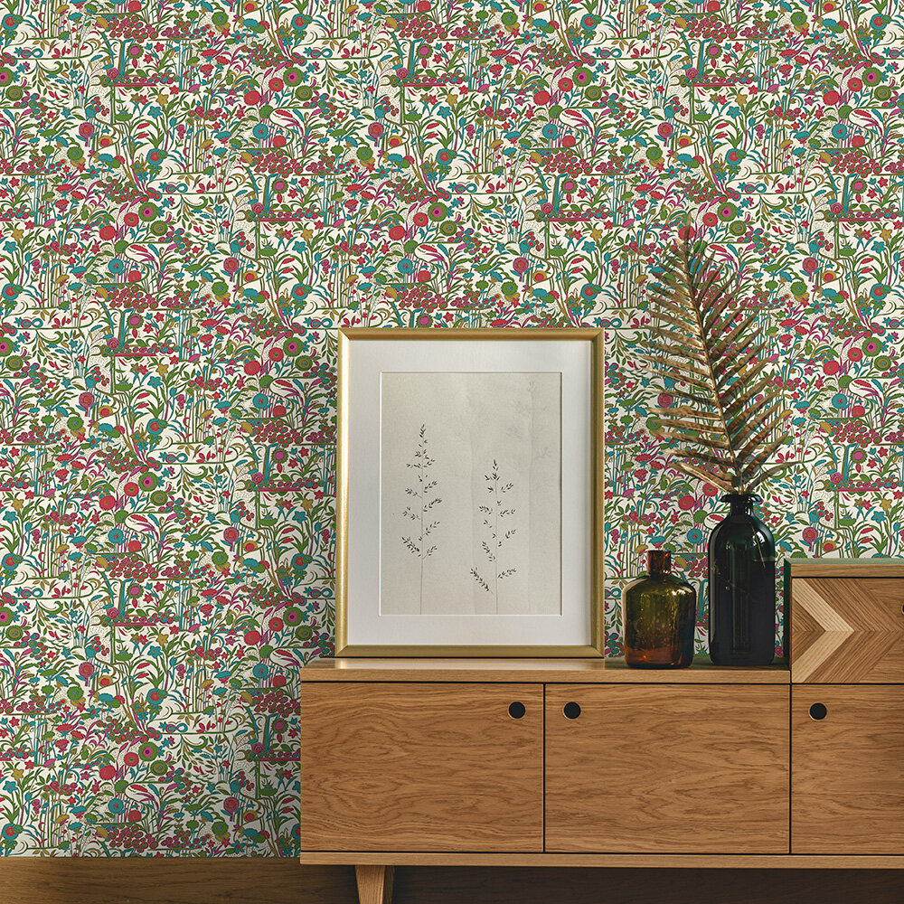 Tiffany Wallpaper - Opal  - by The Design Archives